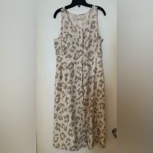 J.Crew Cheetah Beige Dress